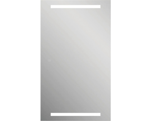 Miroir LED form&style FOUCHE 120 x 70 cm Miroir rectangulaire avec éclairage intégré