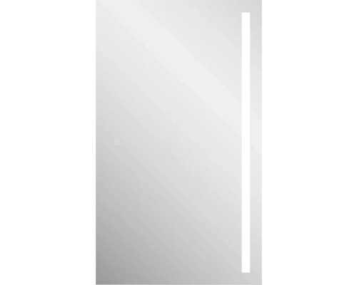 Miroir à LED form&style DIGUE 120 x 70 cm Miroir rectangulaire avec éclairage intégré