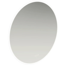 Miroir ovale avec éclairage pour la salle de bains