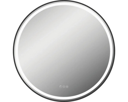 Miroir rond avec éclairage LED