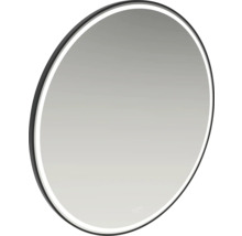 Miroir rond avec cadre et éclairage