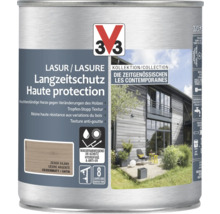 Lasure pour bois V33 Les contemporains Cèdre argent 750 ml