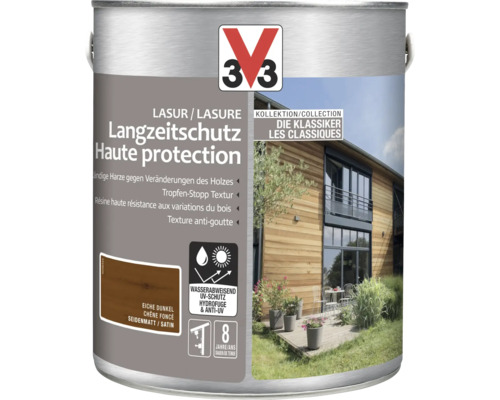 Holzlasur V33 Die Klassiker eiche dunkel 2.5 l