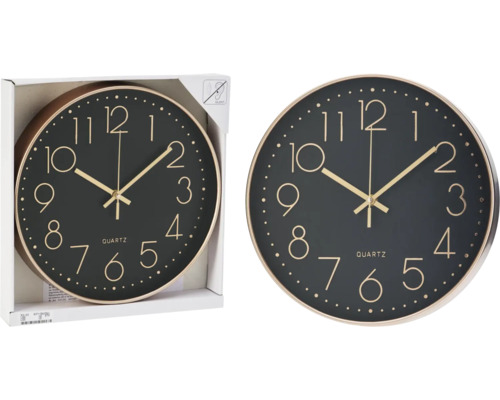 Wanduhr mit Ziffernblatt und Quarzwerk