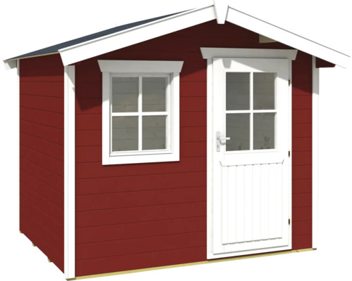 Petit abri de jardin avec fenêtre et porte