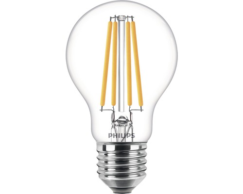 Ampoule LED A60 transparente E27/10,5W(100W) 1521 lm 2700 K blanc chaud