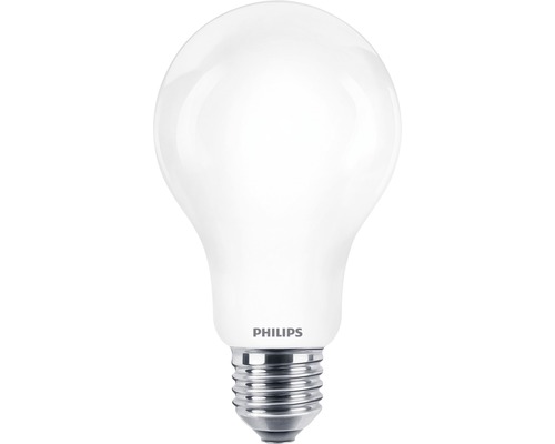 Ampoule LED A67 mate E27/13W(120W) 2000 lm 2700 K blanc chaud Logo Philips, une lampe LED