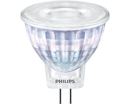 Ampoule à réflecteur LED MR11 GU4/2,3W(20W) 184 lm 2700 K blanc chaud 12V Ampoule Philips avec culot à broches