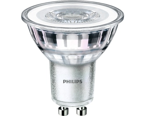 Ampoule à réflecteur LED PAR16 transparente GU10/3,5W(35W) 255 lm 2700 K blanc chaud 2 pièces