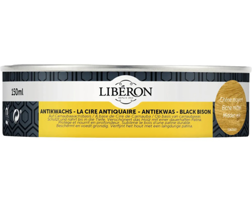 Cire pour bois LIBERON chêne moyen 0,15 l