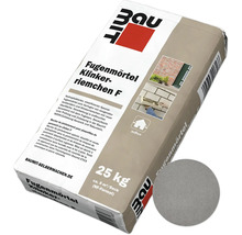Mortier de jointoiement Baumit pour plaquettes de parement en clinker F gris foncé 25 kg
