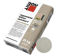 Mortier de jointoiement Baumit pour plaquettes de parement en clinker F gris ciment 25 kg