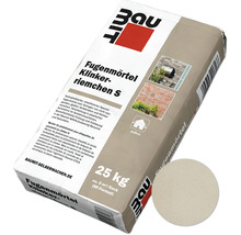 Mortier de jointoiement Baumit pour plaquettes de parement en clinker S blanc sable 25 kg