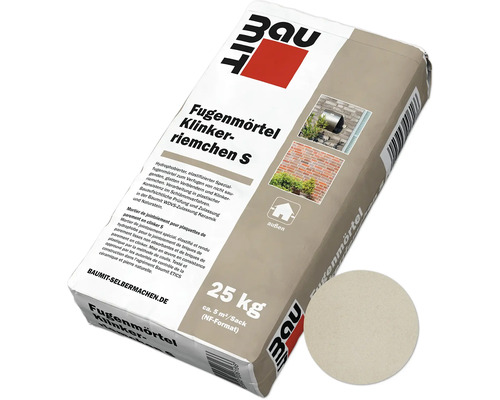 Mortier de jointoiement Baumit pour plaquettes de parement en clinker S blanc sable 25 kg Mortier de jointoiement Baumit pour plaquettes de parement en clinker S blanc sable 25 kg