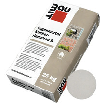 Mortier de jointoiement Baumit pour plaquettes de parement en clinker S gris argent 25 kg