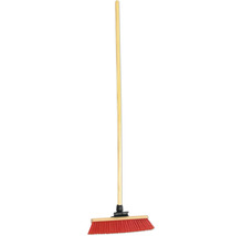 Balai avec manche en bois et poils