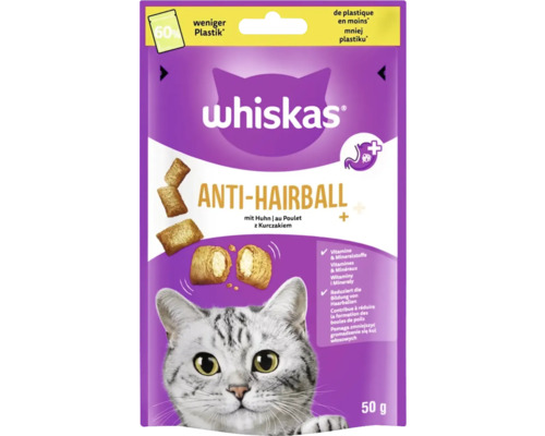 WHISKAS Snacks Anti Hairball 50 g