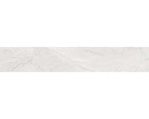 Socle Sicilia Cenere poli gris 10x60 cm
