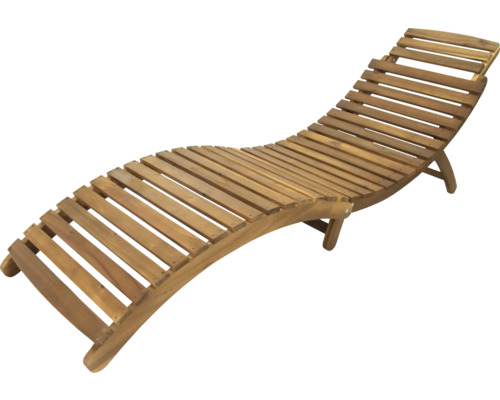 Holzliege für den Garten