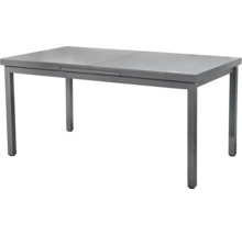 Ausziehbarer Gartentisch mit Metallgestell