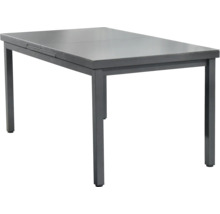 Ausziehbarer Gartentisch mit Metallgestell