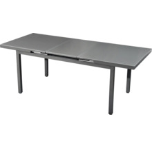 Ausziehbarer Gartentisch mit Metallgestell