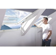 SOLUNA Faltenplissee mit Seitenverspannung, Design Motiv Honey 45x130 cm