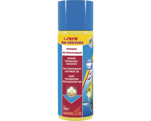 Sera Bio Nitrivec, bio-filtre liquide pour aquariums de 250 litres