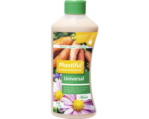 Nourriture universelle pour plantes Hauert Plantiful 700 g Plantiful Engrais liquide universel 700 grammes bouteille