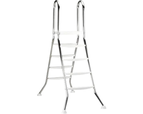 Échelle de piscine en acier inoxydable avec marches en plastique