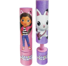 Deux kaléidoscopes de la maison de poupée de Gabby avec des motifs de personnages