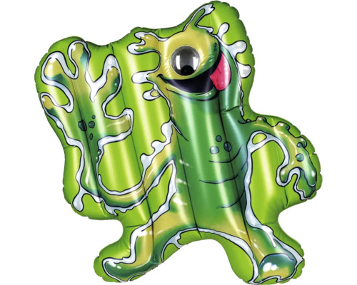 Happy People Matelas pneumatique GlibberKlatsch Matelas pneumatique gonflable en forme d''alien vert pour la piscine