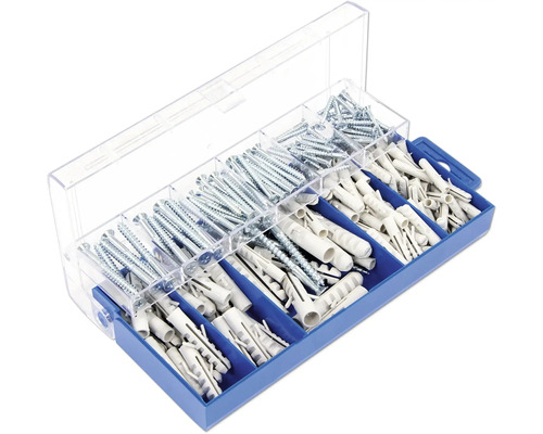 Sortimentskasten mit Schrauben und Dübeln