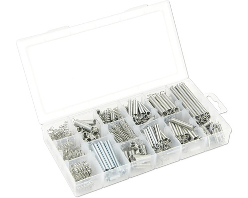 Boîte d''assortiment avec ressorts de traction et ressorts de compression
