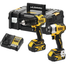 DeWalt Kit combiné sans fil 18 V DCK2062M2T-QW Perceuse combinée DCD709 et clé à chocs DCF809