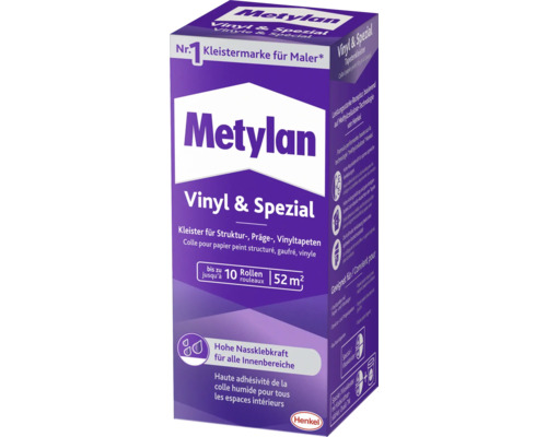 Colle pour papiers peints spéciale & vinyle Metylan 360 g Colle à papier peint vinyle et spécial Metylan pour papiers peints vinyles