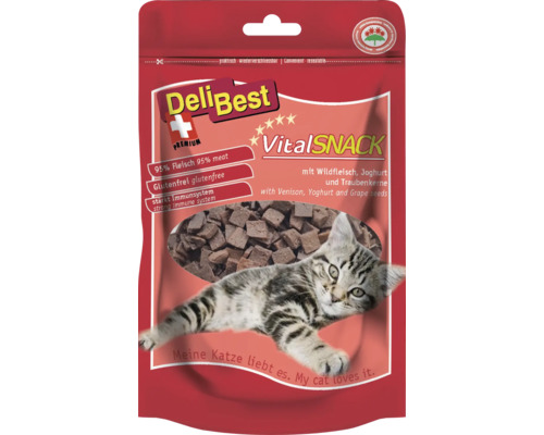 Delibest Katzensnack Vital mit Hirschfleisch 50 g