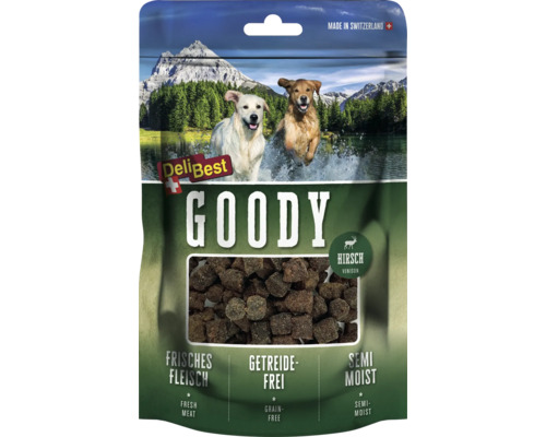 Delibest Fleisch Goodys mit Hirsch 100 g