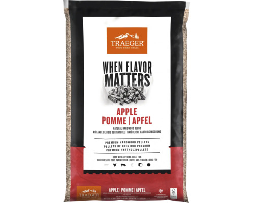 Sac de granulés de bois de pommier Traeger pour barbecues à granulés de bois
