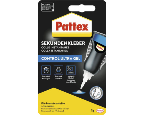 Pattex Colle instantanée Control Ultra Gel emballage