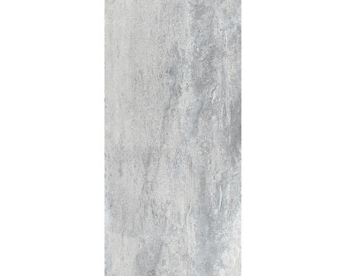 Carrelage vinyle Crater autocollant gris 60x30 cm Carreau mural gris avec surface structurée