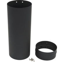 Tuyau de poêle avec collier de serrage et vis