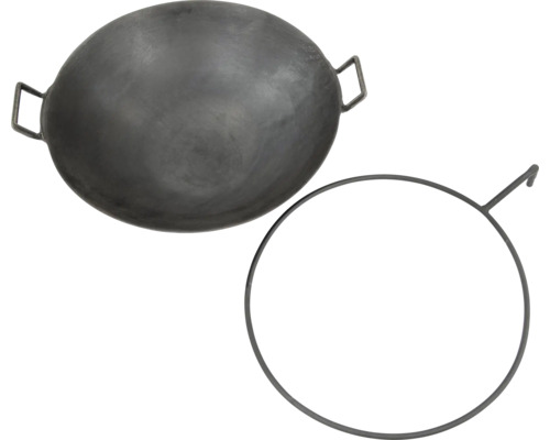 Foyer avec anneau en acier