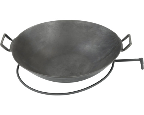 Braséro en acier avec support