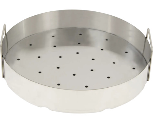 Insert à vapeur en acier inoxydable avec poignées et fond perforé