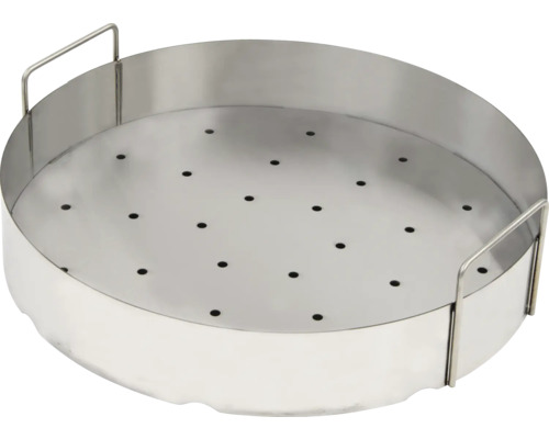Insert de cuisson à la vapeur en acier inoxydable avec poignées et trous pour casseroles