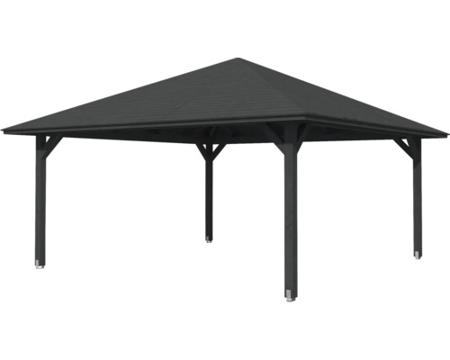 Pavillon mit Spitzdach und Holzkonstruktion für den Garten