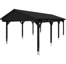 Carport en bois avec toit