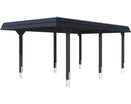 Carport mit acht Stützen zur Abdeckung von Fahrzeugen