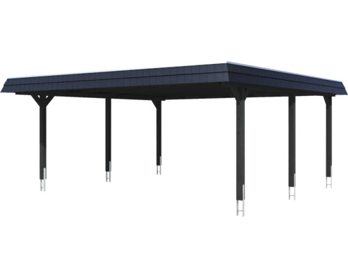 Carport mit Dach und Pfosten